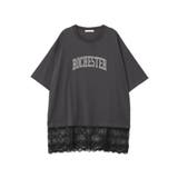 カレッジロゴレースドッキングTシャツ | AMERICAN HOLIC | 詳細画像56