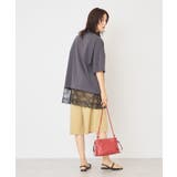 カレッジロゴレースドッキングTシャツ | AMERICAN HOLIC | 詳細画像15