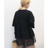 カレッジロゴレースドッキングTシャツ | AMERICAN HOLIC | 詳細画像28