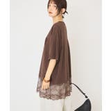 カレッジロゴレースドッキングTシャツ | AMERICAN HOLIC | 詳細画像38