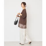 カレッジロゴレースドッキングTシャツ | AMERICAN HOLIC | 詳細画像41