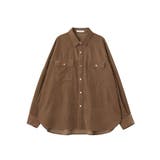 とろみコーデュロイメタルボタンBIGシャツ | AMERICAN HOLIC | 詳細画像41 
