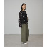 花柄刺しゅうシャーリング長袖ブラウス | AMERICAN HOLIC | 詳細画像24