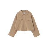 【マルチ機能】カットコーデュロイZIPショート丈シャツ | AMERICAN HOLIC | 詳細画像12 