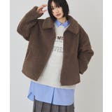 MIXボアZIPブルゾン | AMERICAN HOLIC | 詳細画像1 