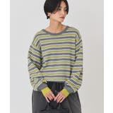 【バイパチ・シアバター配合】バイカラークルーネックニット | AMERICAN HOLIC | 詳細画像33