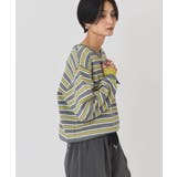 【バイパチ・シアバター配合】バイカラークルーネックニット | AMERICAN HOLIC | 詳細画像34