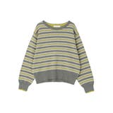 【バイパチ・シアバター配合】バイカラークルーネックニット | AMERICAN HOLIC | 詳細画像50