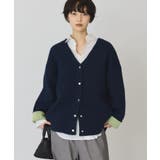 【バイパチ】Vネック配色ニットコーディガン | AMERICAN HOLIC | 詳細画像17 
