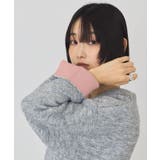 【バイパチ】Vネック配色ニットコーディガン | AMERICAN HOLIC | 詳細画像24
