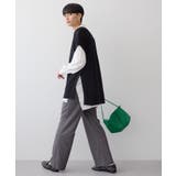 SET イージーケアギャザーシャツ+ニットベスト | AMERICAN HOLIC | 詳細画像30