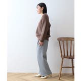 ラメ入りVネック片畦ニットプルオーバー | AMERICAN HOLIC | 詳細画像6