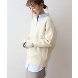 ラメ入りVネック片畦ニットプルオーバー | AMERICAN HOLIC | 詳細画像15