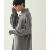 バイパチバイカラーモックネックニットワンピース | AMERICAN HOLIC | 詳細画像6 