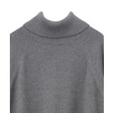 バイパチバイカラーモックネックニットワンピース | AMERICAN HOLIC | 詳細画像20 