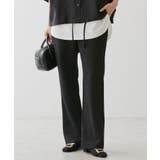 ブラック | 針抜きリブパンツ | AMERICAN HOLIC