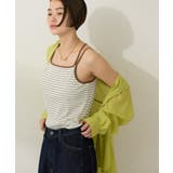 カップ付きバッククロスボーダーキャミソール | AMERICAN HOLIC | 詳細画像3