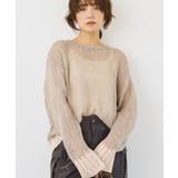 モヘアライク配色ニットプルオーバー | AMERICAN HOLIC | 詳細画像11 