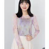 ニュアンス柄プリントシアープルオーバー | AMERICAN HOLIC | 詳細画像2 