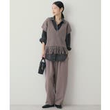 裾フリンジニットショートベスト | AMERICAN HOLIC | 詳細画像5