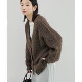 カールシャギーカーディガン | AMERICAN HOLIC | 詳細画像1 