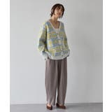 アソート柄シャギーニットカーディガン | AMERICAN HOLIC | 詳細画像12