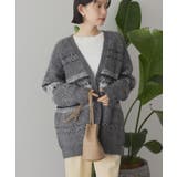 アソート柄シャギーニットカーディガン | AMERICAN HOLIC | 詳細画像2