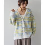 アソート柄シャギーニットカーディガン | AMERICAN HOLIC | 詳細画像8