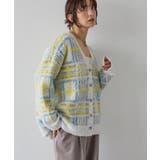 アソート柄シャギーニットカーディガン | AMERICAN HOLIC | 詳細画像9