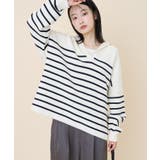 セーラーカラーニットプルオーバー | AMERICAN HOLIC | 詳細画像8 