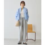 【イージーケア】ショート丈ストライプシャツ | AMERICAN HOLIC | 詳細画像10 