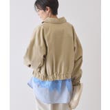 襟付きショート丈ブルゾン | AMERICAN HOLIC | 詳細画像4