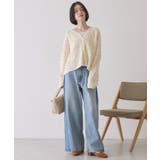 【前後2WAY】レース透かし編みニットカーディガン | AMERICAN HOLIC | 詳細画像6 