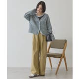 【前後2WAY】レース透かし編みニットカーディガン | AMERICAN HOLIC | 詳細画像12 