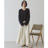 【前後2WAY】レース透かし編みニットカーディガン | AMERICAN HOLIC | 詳細画像18 