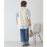 【選べる丈】フェザーVネックベスト | AMERICAN HOLIC | 詳細画像20 