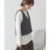 【選べる丈】フェザーVネックベスト | AMERICAN HOLIC | 詳細画像11