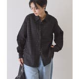 ブラック | シアーチェックシャツ | AMERICAN HOLIC