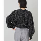 【イージーケア】ドット柄ボウタイブラウス | AMERICAN HOLIC | 詳細画像11 