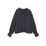 【イージーケア】ドット柄ボウタイブラウス | AMERICAN HOLIC | 詳細画像30 