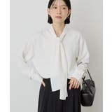 【イージーケア】ナロータイブラウス | AMERICAN HOLIC | 詳細画像2 