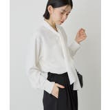 【イージーケア】ナロータイブラウス | AMERICAN HOLIC | 詳細画像3 