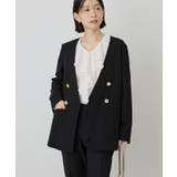 【イージーケア】ノーカラージャケット | AMERICAN HOLIC | 詳細画像11 