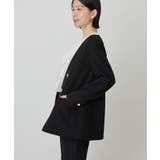 【イージーケア】ノーカラージャケット | AMERICAN HOLIC | 詳細画像12 