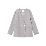 【イージーケア】ノーカラージャケット | AMERICAN HOLIC | 詳細画像30 