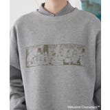【WEB限定】Moomin コミック柄プリント裏毛プルオーバー | AMERICAN HOLIC | 詳細画像3