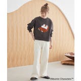 【WEB限定】Moomin フロッキープリント裏毛プルオーバー | AMERICAN HOLIC | 詳細画像12