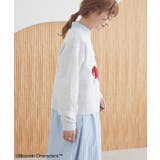 【WEB限定】Moomin フロッキープリント裏毛プルオーバー | AMERICAN HOLIC | 詳細画像3