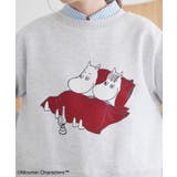 【WEB限定】Moomin フロッキープリント裏毛プルオーバー | AMERICAN HOLIC | 詳細画像5