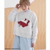 【WEB限定】Moomin フロッキープリント裏毛プルオーバー | AMERICAN HOLIC | 詳細画像1